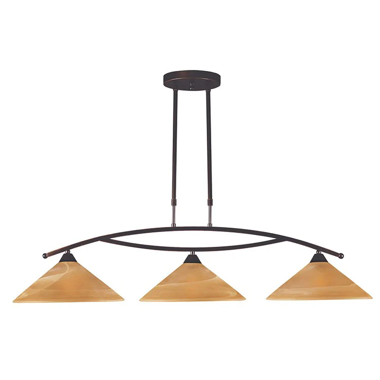 Elysburg Three-Light LED Island Chandelier - Frankwebs