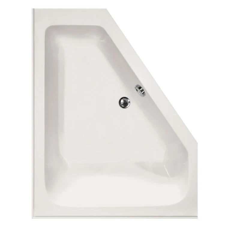 Combination Tub Designer Collection Courtney 60 x 48 x 21 Inch Right Hand Drain White Corner - Frankwebs