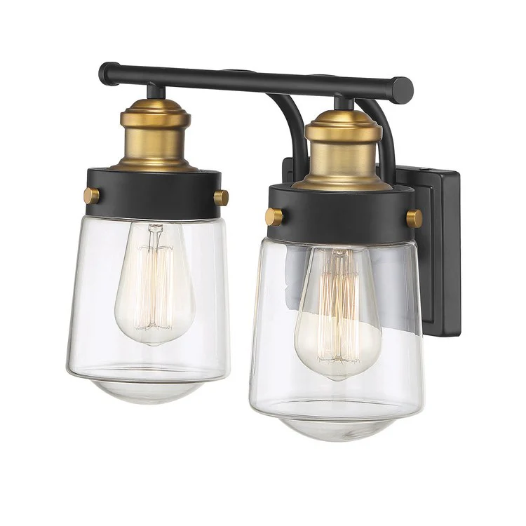 Macauley With Two-Light Bathroom Vanity Fixture - Frankwebs