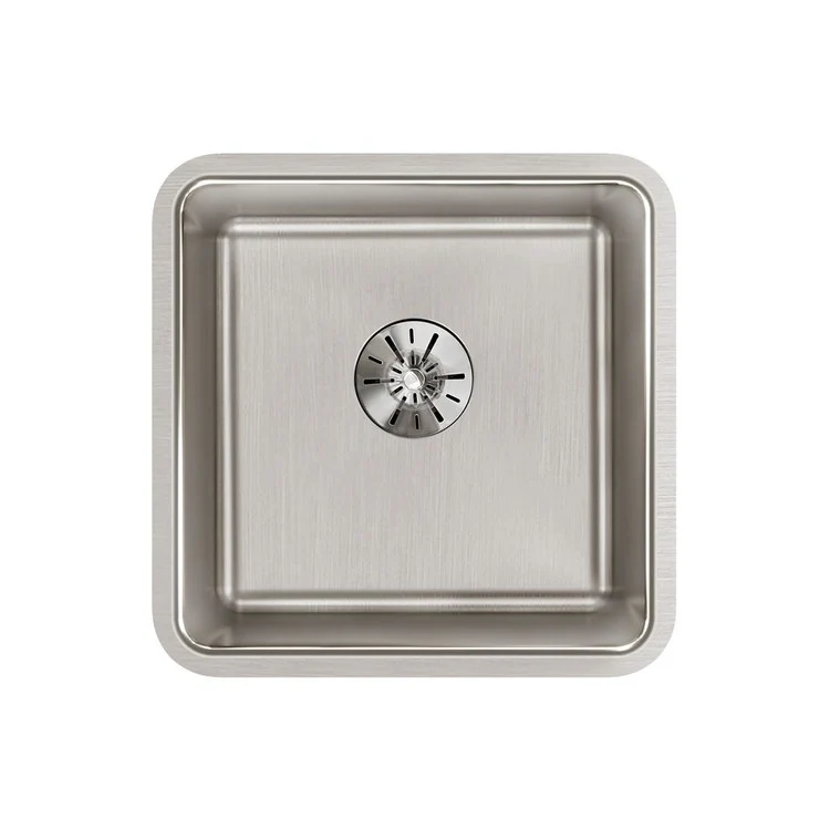Kitchen Sink Lustertone Iconix 14.5 x 14.5 Inch Single Bowl with Perfect Drain Luminous Satin Undermount - Frankwebs