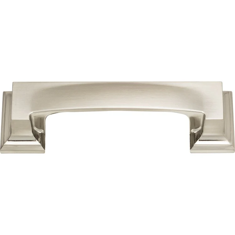 Drawer Pull Atlas Sutton Place Cup Brushed Nickel Zinc Alloy 3 Inch - Frankwebs
