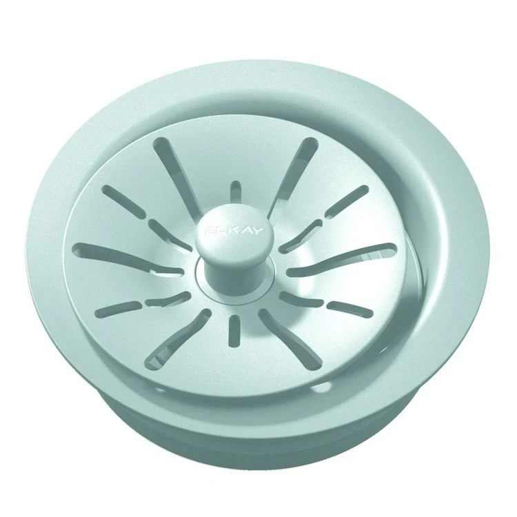 Drain Fitting Quartz Perfect Drain Disposer Flange with Removable Basket Strainer and Rubber Stopper 4 x 2 Inch Jubilee Polymer for Garbage Disposals Accommodate 4-1/2IN Flange 4 Inch - Frankwebs