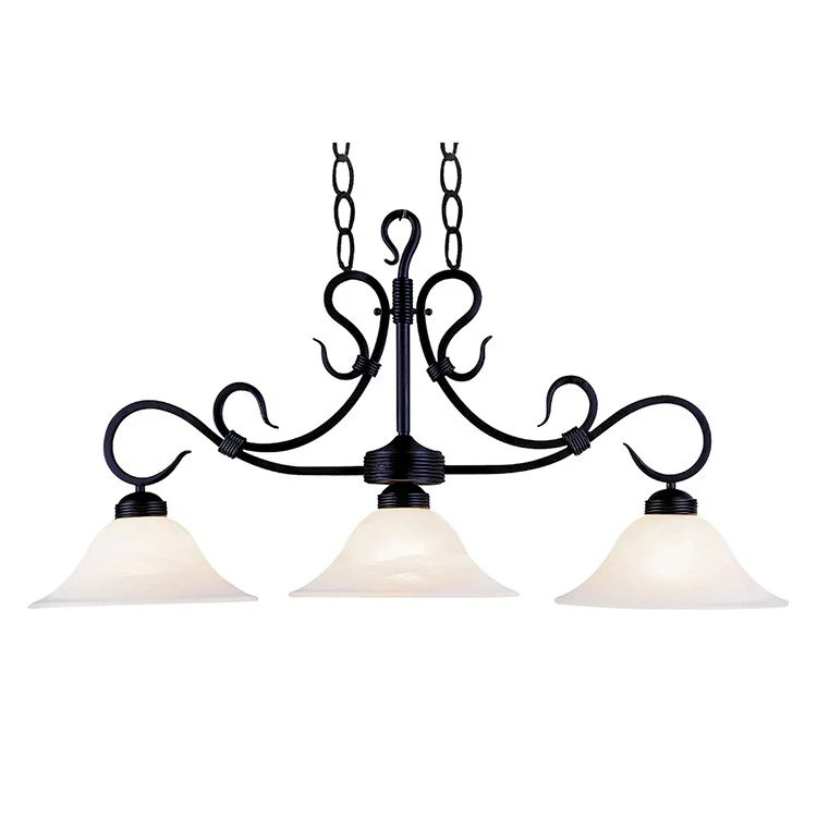 Buckingham Three-Light Island Chandelier - Frankwebs