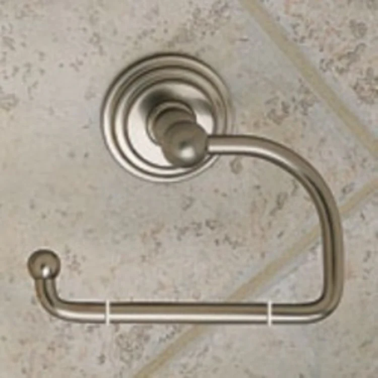 Toilet Paper Holder Chelsea 1 Post Hanging Open Polished Nickel Brass 5-7/8 Inch 3-1/4 Inch Wall Mount - Frankwebs
