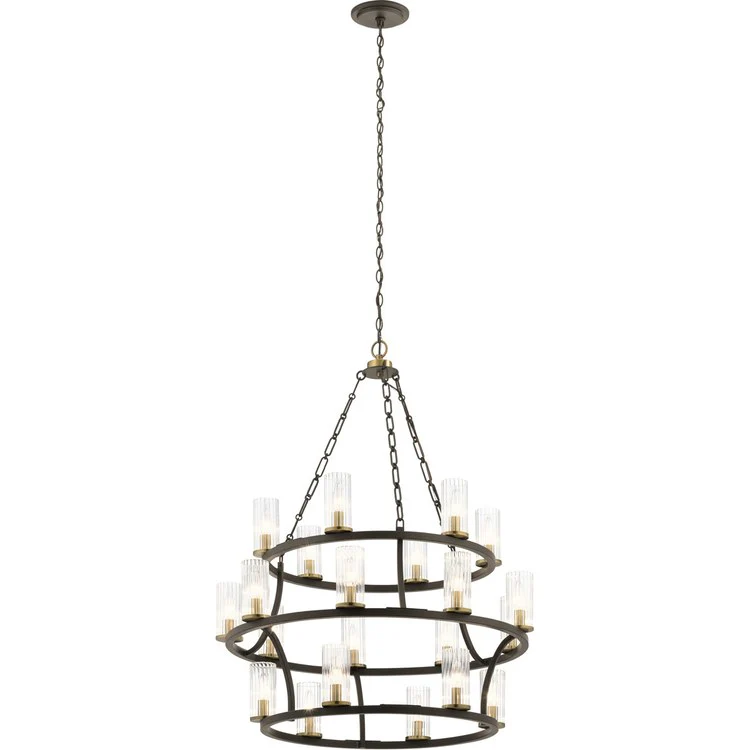 Mathias Twenty-One-Light Three-Tier Chandelier - Frankwebs