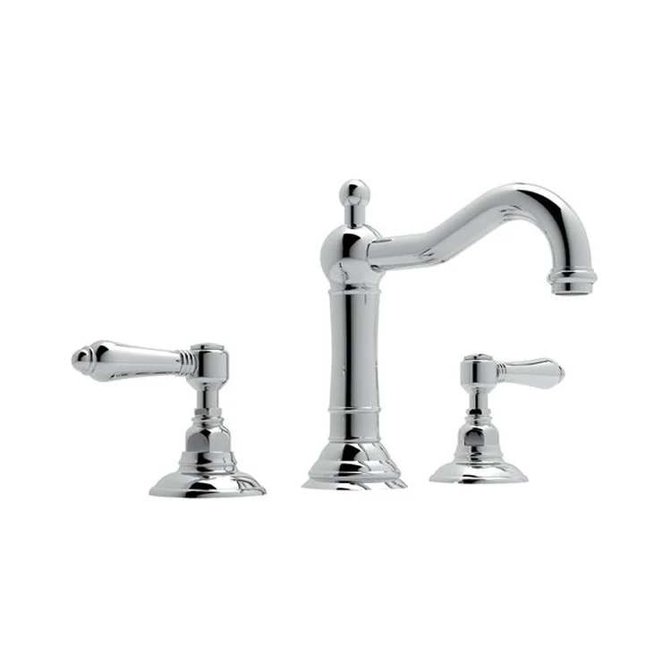 Lavatory Faucet Acqui Widespread 2 Metal Lever Italian Brass 1.2 Gallons per Minute - Frankwebs