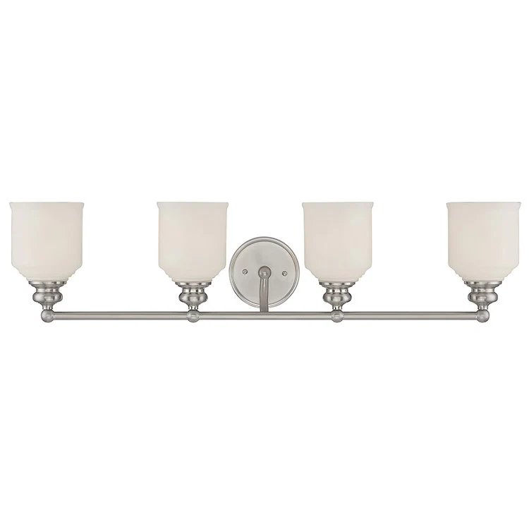 Melrose Four-Light Bathroom Vanity Fixture - Frankwebs