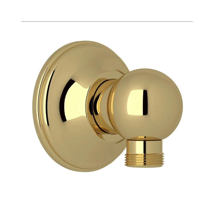 Handshower Elbow Traditional Brass Italian Brass 1/2IN Female NPT Inlet 1/2IN Male Outlet - Frankwebs