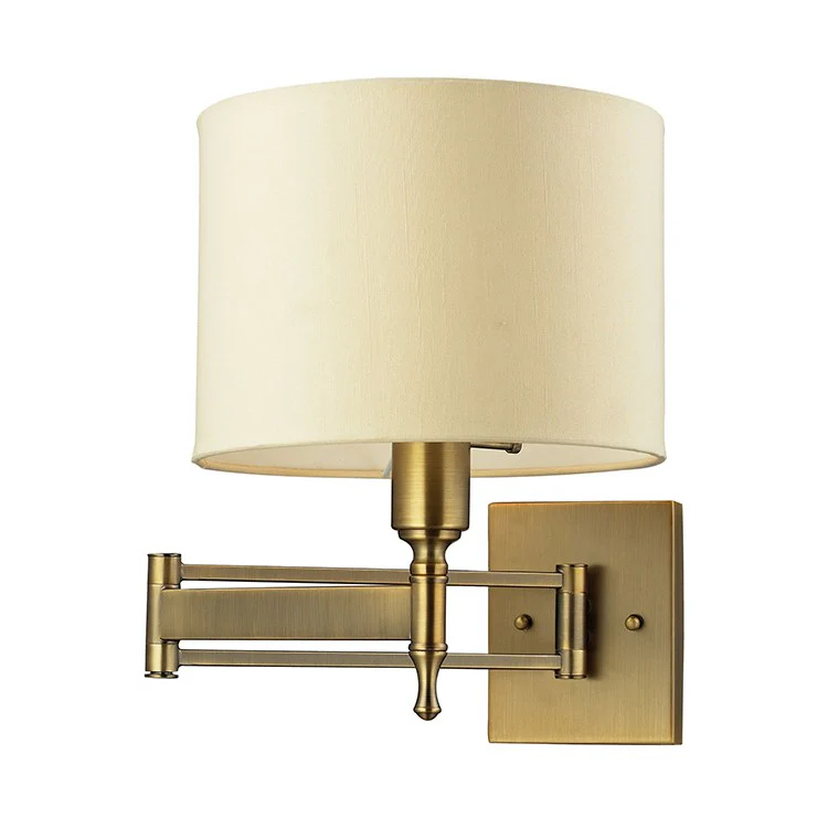 Pembroke Single-Light Swing Arm Wall Sconce - Frankwebs