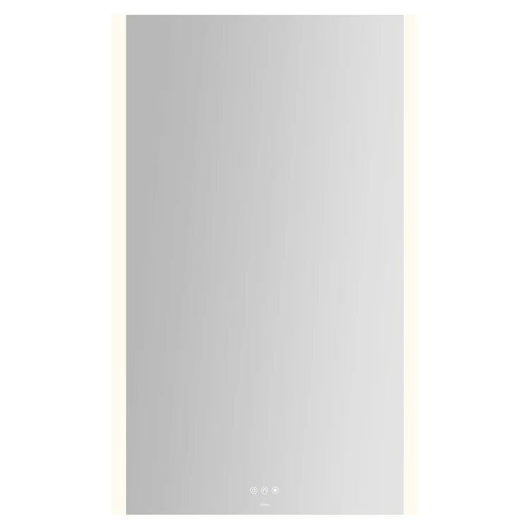 Bathroom Mirror Instinct with Vertical Edge Lighting Rectangular 30 x 48 Inch Wall Mount - Frankwebs