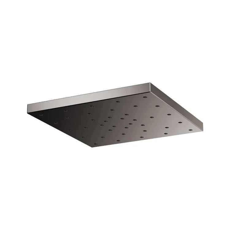 Showerhead Universal Showering 1 Function Linear Round Rain Can Brilliance Brushed Nickel 14 Inch 1.75 Gallons per Minute Square H2OKinetic Drenching Spray - Frankwebs