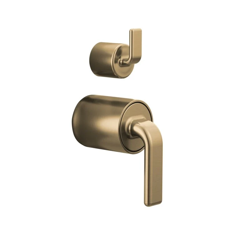 Handle Kit Allaria Zinc 2 Twist Lever Chrome ADA for Pressure Balance Valve with Integrated Diverter Trim - Frankwebs