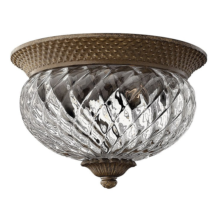 Plantation Two-Light Flush Mount Ceiling Light - Frankwebs