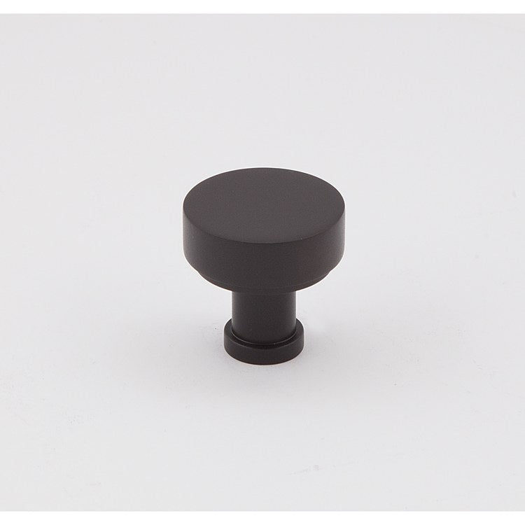 Knob Moderne Round Unlacquered Brass Brass 1 Inch 1 Inch 1/2 Inch - Frankwebs