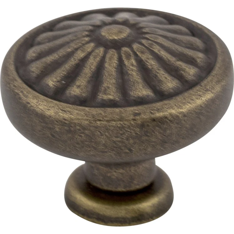 Knob Normandy Flower German Bronze Zinc Alloy 1-1/4 x 1-1/4 x 1 Inch 1 Inch - Frankwebs