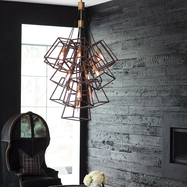 Fulton Thirteen-Light Large Foyer Pendant - Frankwebs