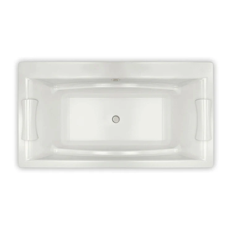 Tub Optik C 66 x 36 x 24 Inch Drop-in with Hydrofeel Center White Acrylic - Frankwebs