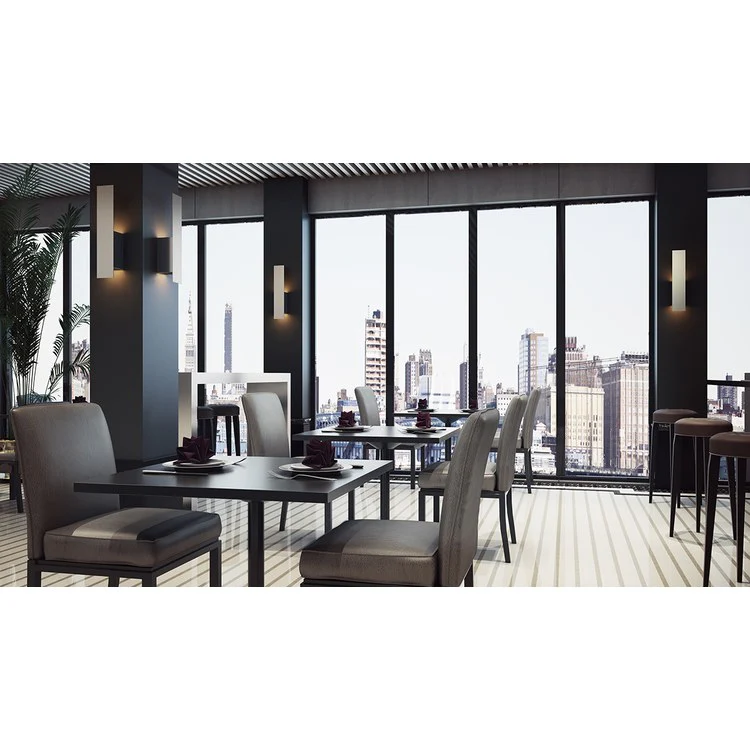 Reflex Two-Light LED Wall Sconce - Satin Nickel - Frankwebs