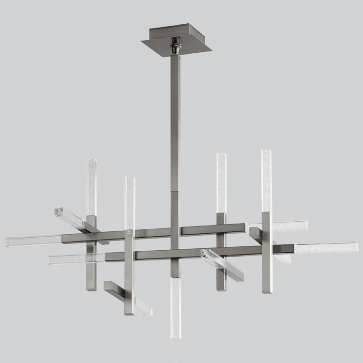 Atlantis Thirteen-Light Chandelier - Satin Nickel - Frankwebs
