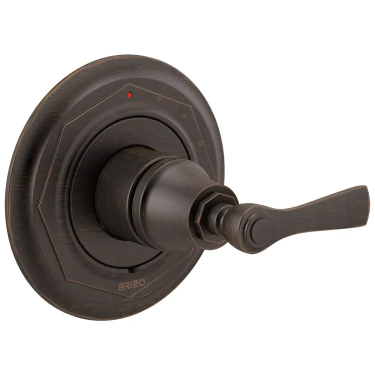 Pressure Balance Valve Trim Rook 1 Lever Brilliance Luxe Gold ADA - Frankwebs