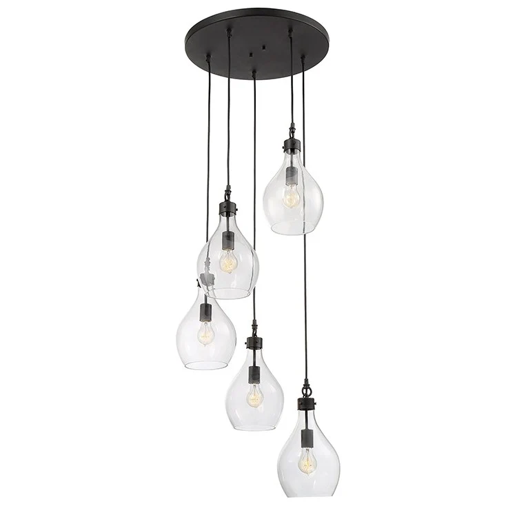 Pulaski Five-Light Cluster Pendant - Frankwebs