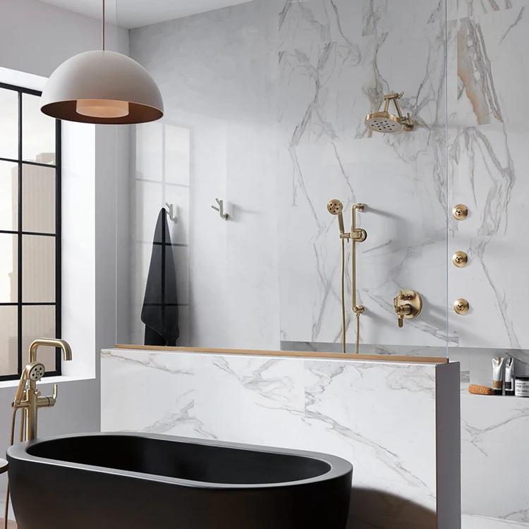 Litze Single Handle Freestanding Tub Filler without Handle - Frankwebs