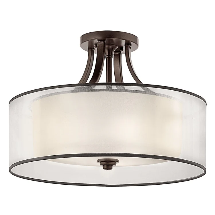 Lacey Four-Light Semi-Flush Mount Ceiling Fixture - Frankwebs