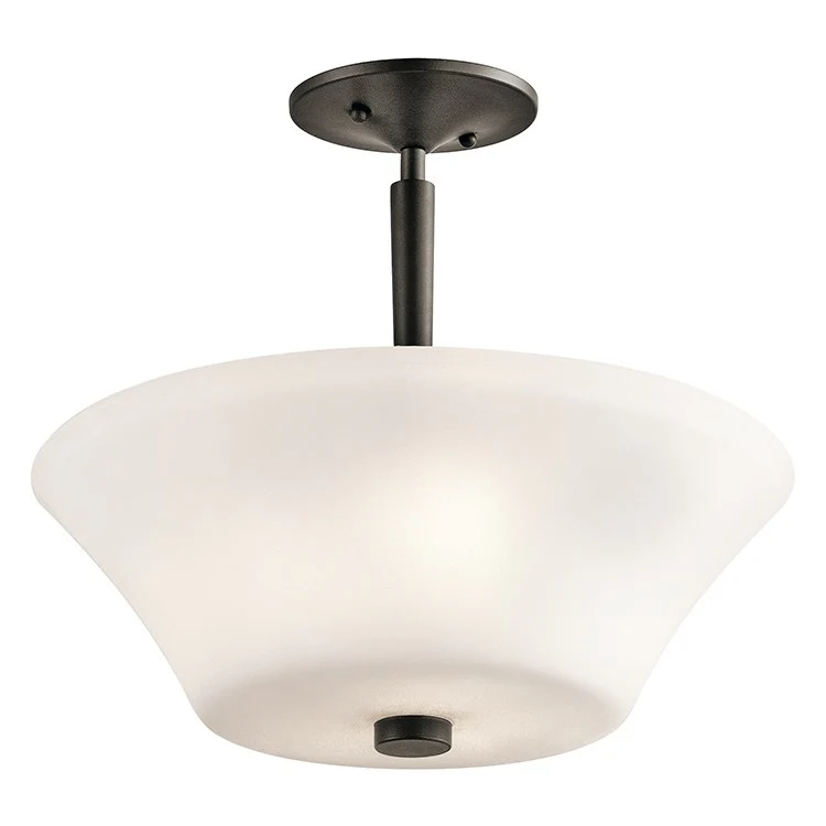 Aubrey Three-Light Semi-Flush Mount Ceiling Fixture - Frankwebs