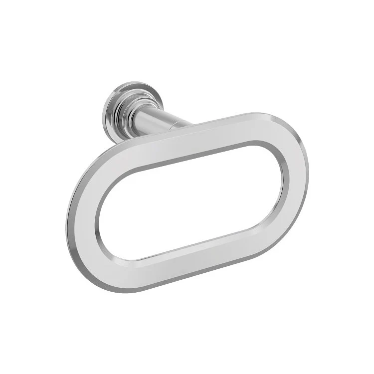 Towel Ring Greenfield 8 x 5 Inch Matte Black Zinc - Frankwebs