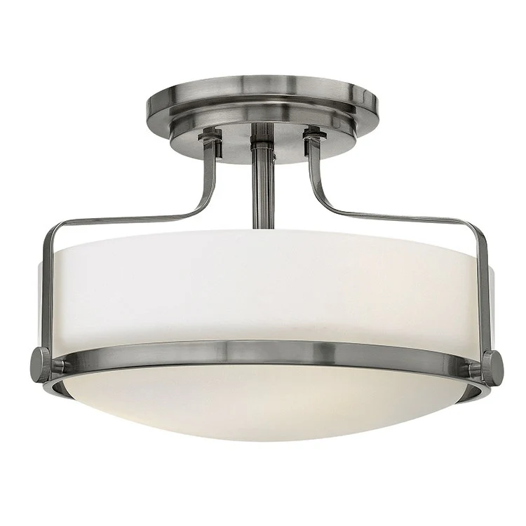 Harper Single-Light LED Semi-Flush Mount Ceiling Light - Frankwebs