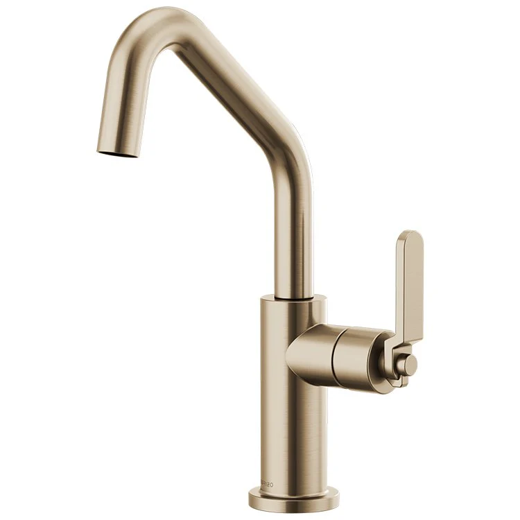 Litze Single Handle Bar Faucet with Angled Spout/Industrial Handle - Frankwebs