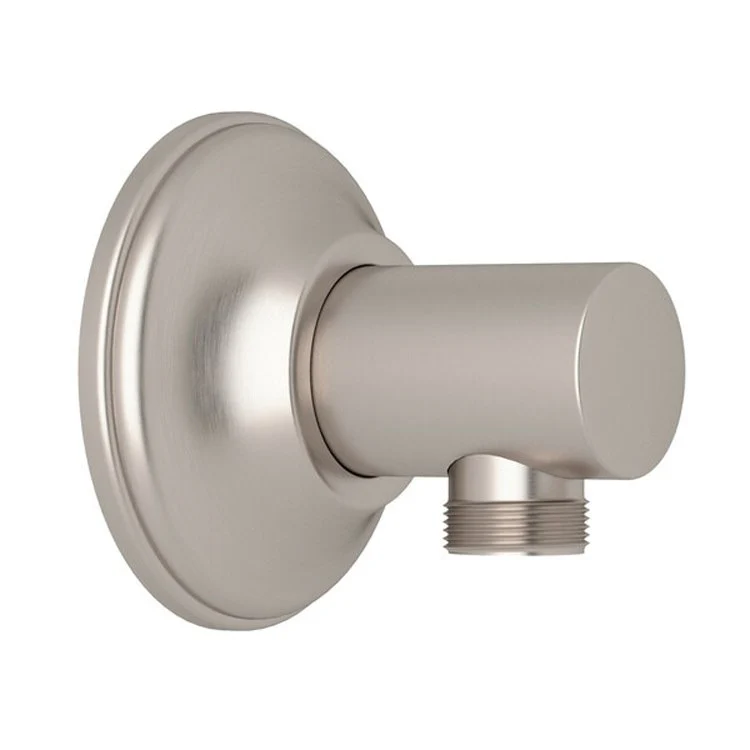 Handshower Elbow Modern Brass Polished Nickel 1/2IN Female NPT Inlet 1/2IN Male Outlet - Frankwebs