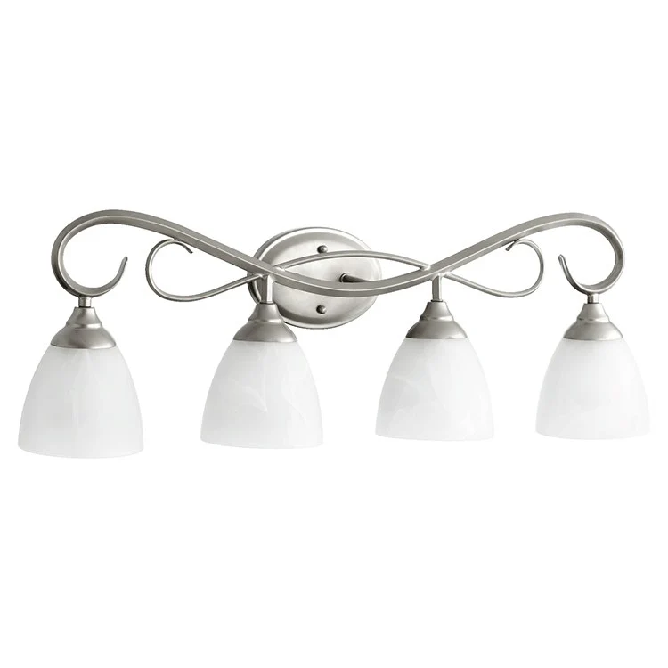 Powell Four-Light Bathroom Vanity Fixture - Frankwebs