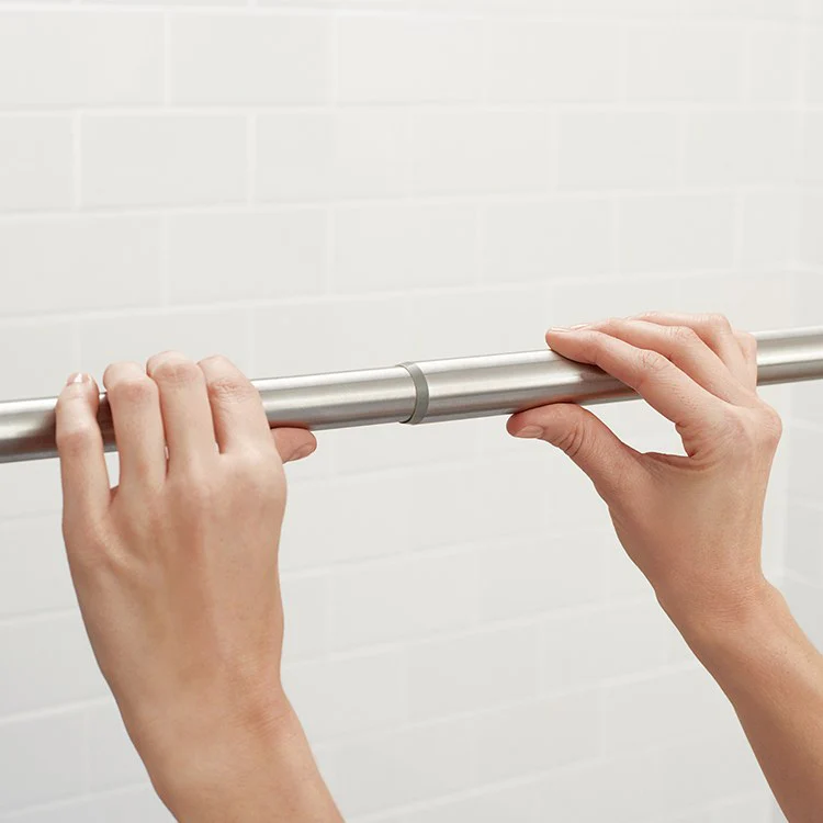 Decorative Adjustable Tension Stainless Steel Shower Rod - Frankwebs