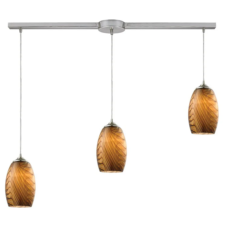 Tidewaters Three-Light Linear Pendant - Frankwebs