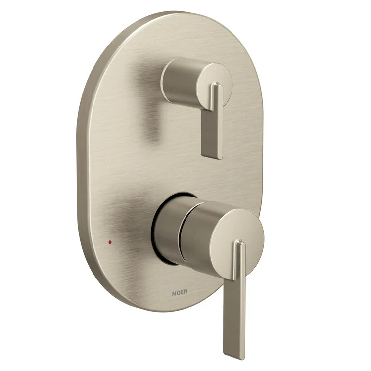 Transfer Valve Trim Cia M-Core 3-Series with Integrated Diverter 2 Lever Brushed Nickel - Frankwebs