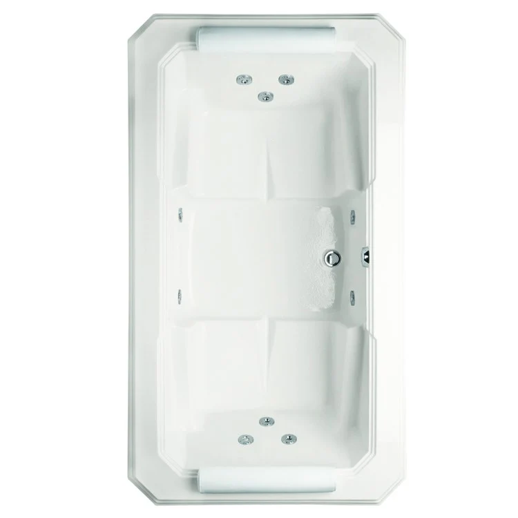 Whirlpool Tub Designer Collection Mystique 78 x 44 x 22 Inch Drop-In White Rectangle - Frankwebs