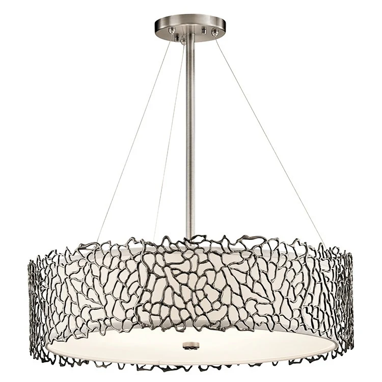 Silver Coral Four-Light Chandelier/Pendant - Frankwebs