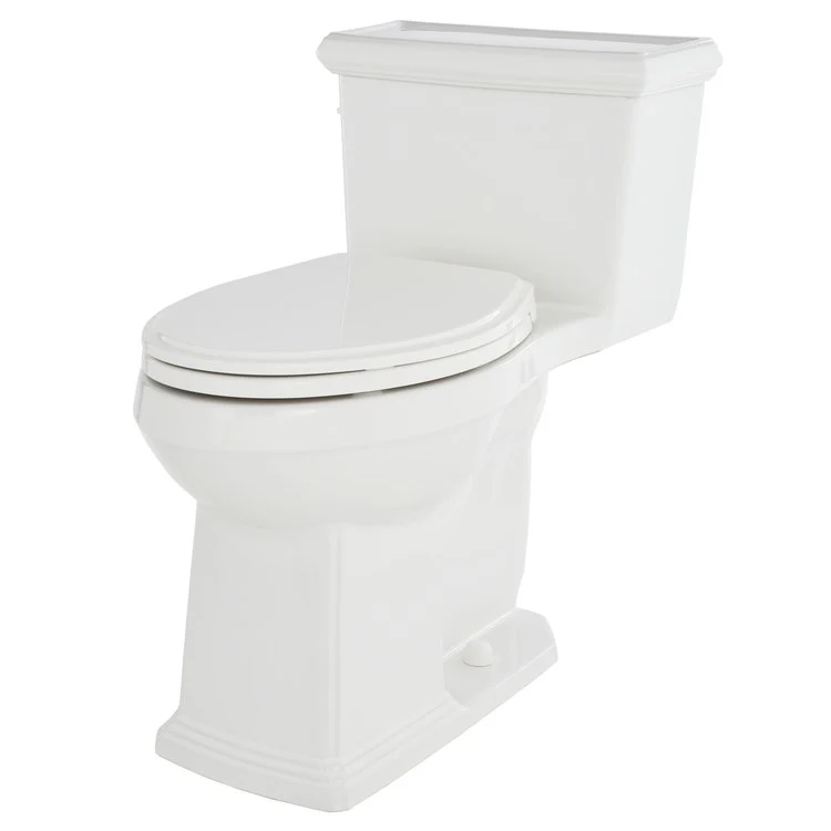 Toilet Logan Square 1-Piece ErgoHeight White Elongated ADA 1.28 Gallons Per Flush - Frankwebs