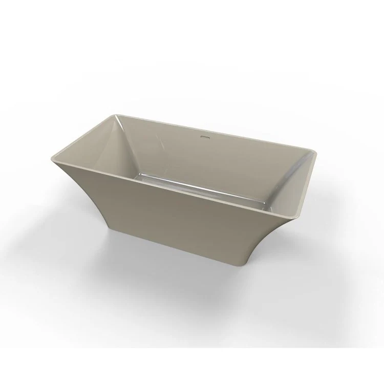 Air Tub Metro Collection Hyde Freestanding Almond Rectangle Hydroluxe SS 67-1/2 x 33-3/4 x 24 Inch - Frankwebs