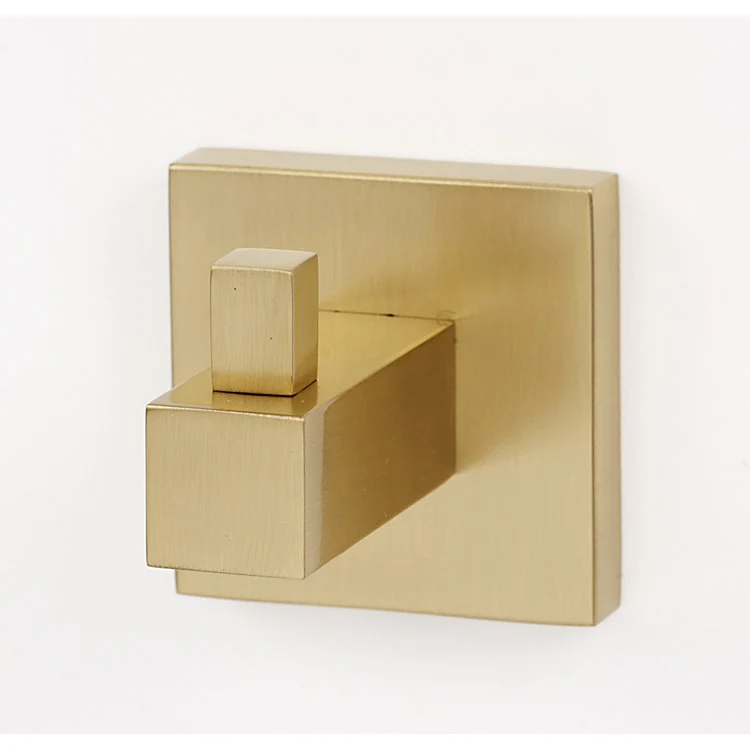 Robe Hook Contemporary ll Bath Satin Brass 2 Inch 2-3/8 Inch Wall Mount Brass - Frankwebs