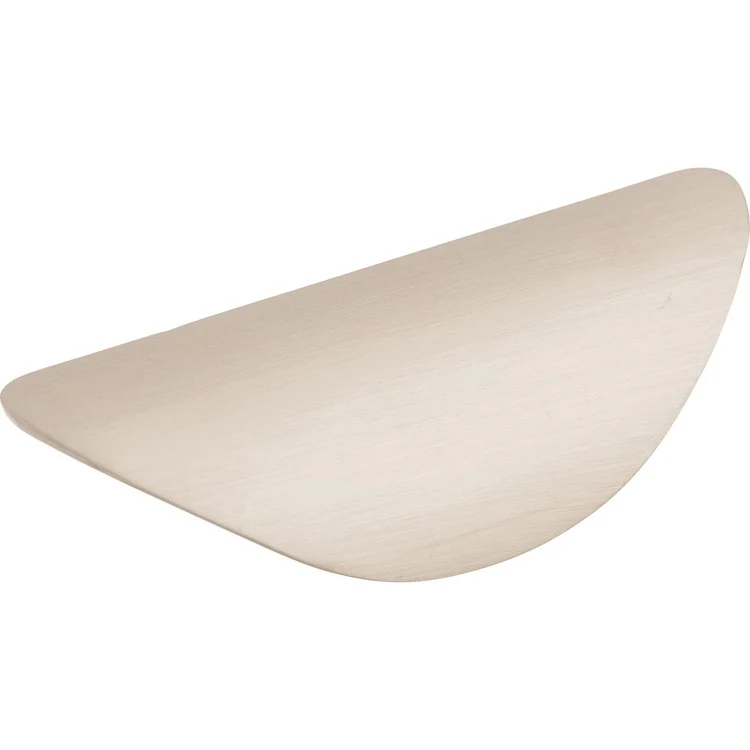 Pull Nouveau Cup for Decorative Hardware Brushed Satin Nickel Zinc Alloy 1-1/4 Inch 3-3/8 Inch Length - Frankwebs