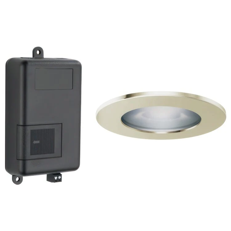Light Module Mystix Lumicoat Polished Gold Choose From Colors Blue Green Pink Yellow Red Violet White Includes ChromaTherapy Module & LED Recessed Light Fixture with Finished Trim Ring - Frankwebs