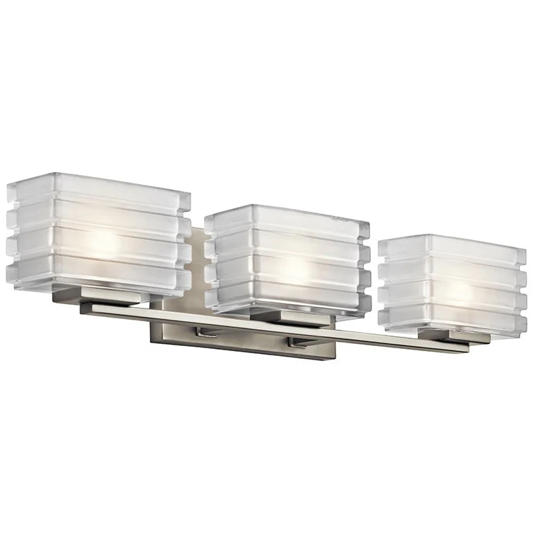 Bazely Three-Light Halogen Bathroom Vanity Fixture - Frankwebs