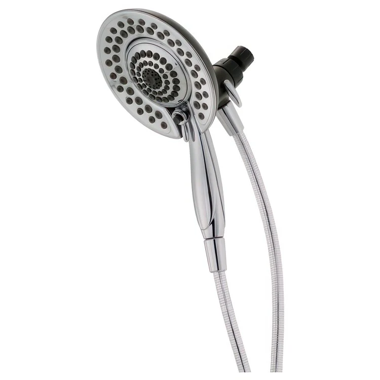 Handshower Combination Universal Showering Components In2ition 2-In-1 Chrome 5 Function 6-13/16 Inch 1.75 Gallons per Minute Full Body Spray Full Spray with Massage Massaging Spray and Drenching Spray - Frankwebs