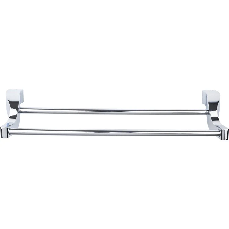 Towel Bar Aqua Bath 18 Inch Double Polished Chrome Zinc Alloy 5-1/2 Inch for Bath Hardware - Frankwebs