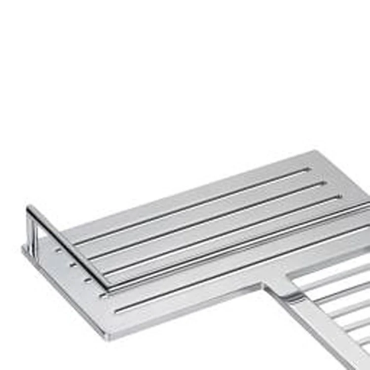 Shelf Surface Shower Combination Corner Right Polished Chrome Brass - Frankwebs