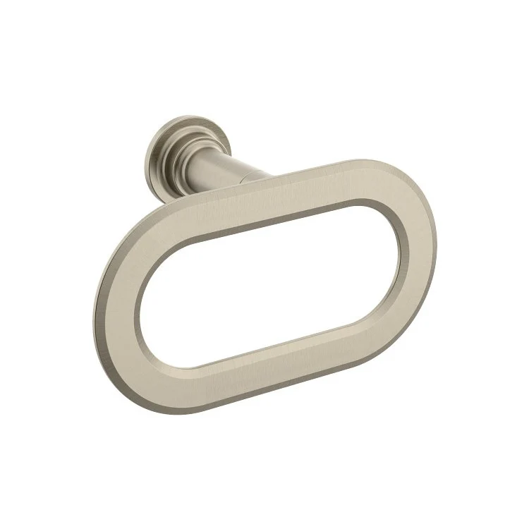 Towel Ring Greenfield 8 x 5 Inch Matte Black Zinc - Frankwebs