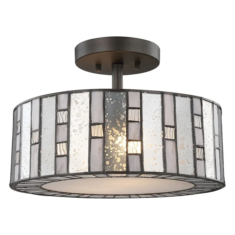 Ethan Two-Light Semi-Flush Mount Ceiling Fixture - Frankwebs