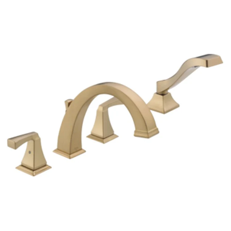 Dryden Two Handle 4-Hole Roman Tub Faucet with Handshower - Frankwebs